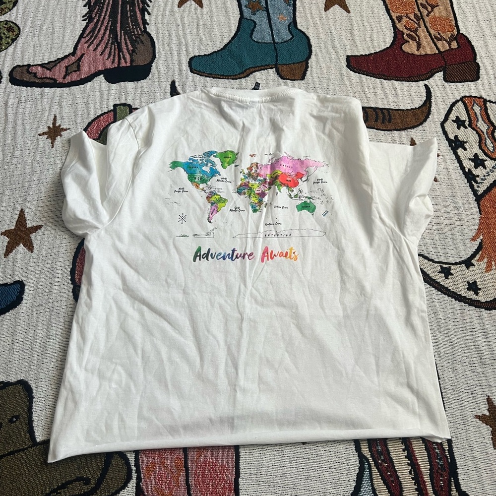 Adventure Awaits White T-Shirt